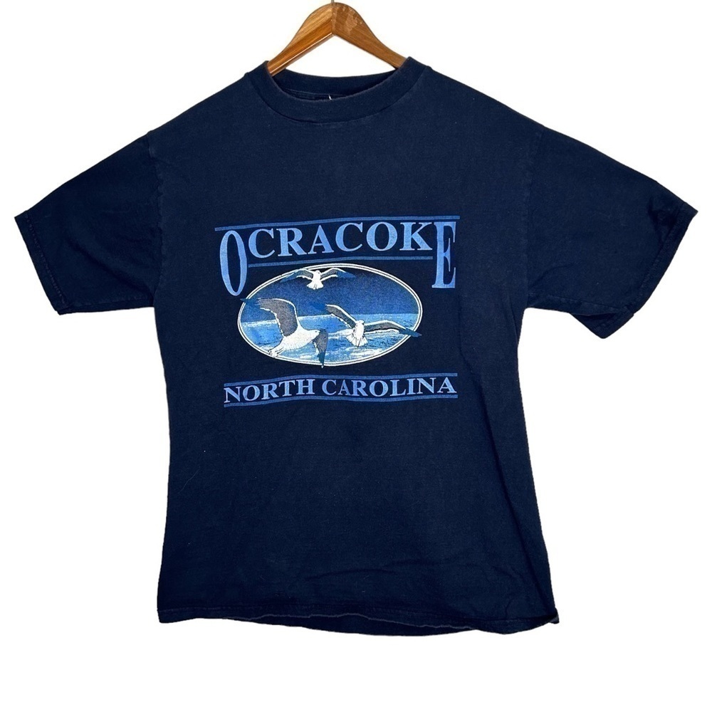VINTAGE Logo 7 Ocracoke North Carolina T-shirt